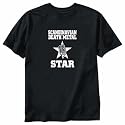 T-Shirt Black " Scandinavian Death Metal Star " Music