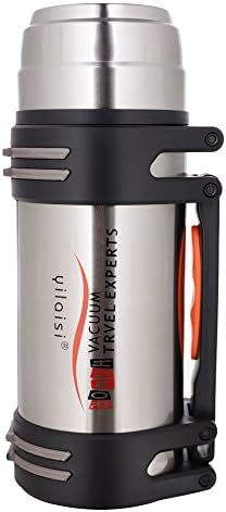 AUFO 1L Outdoor Home Sports Insulated Stainless Steel Thermos Flask Cooling Water Bottle Silver