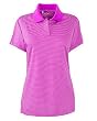 adidas Golf Ladies ClimaLite(r) Classic Stripe Short-Sleeve Polo