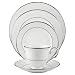 Lenox Opal Innocence Platinum-Banded Bone China 5-Piece Place Setting, Service for 1