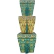 Golden Lanterns Nesting Trapezoid Boxes, Punch Studio