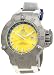 Invicta Men's 1588 Subaqua Noma III Yellow Dial White Silicone Watch