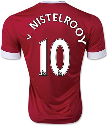Manchester United #10 v. Nistelrooy 2015-16 Home Adult Football Jersey