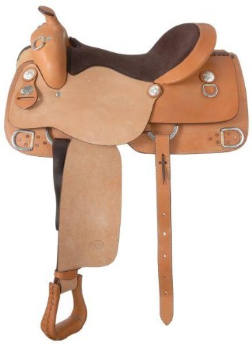 Silver Royal Halfbreed Roughout Training Saddle - 16