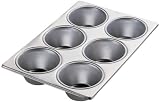 Wilton Aluminum 6-Cup Jumbo Muffin Pan