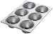 Kitchen & Housewares : Wilton Aluminum 6-Cup Jumbo Muffin Pan