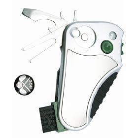 Click here to buy Delk 40041 Golf Buddy All-In-One Golf Tool, Silver by Delk Products.