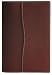 Hidden Pocket Refillable Leather Journal, Ruled Pages, 5x7", Brown