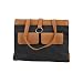Embassy Polyester 2 Pocket Purse - Black