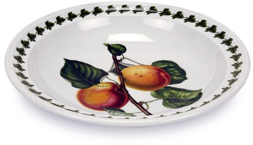 Portmeirion Pomona Earthenware 8-Inch Soup Plate and Bowl, Set of 6