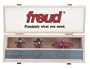 Freud 97-102 3-Piece Cabinet Bit Set with 99-518 and 99-260 Rail and Style Bits