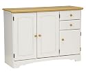 Furniture online: Buffet in White/Maple - Kitchen Essentials - New Visions by Lane - 394-142