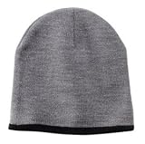 Port & Company - Beanie Cap Athletic Oxford/Black-OSFA