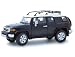 Toyota FJ Cruiser diecast model by Auto Art in Black.