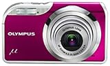 Olympus �-5000 Digitalkamera (12 Megapixel, 5-fach opt. Zoom, 6,9 cm (2,7 Zoll) Display, Bildstabilisator) magenta - 