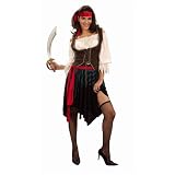 Ladies Fancy Dress Halloween Costume Pirate Wench XL