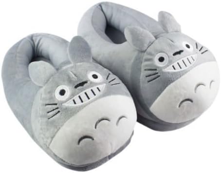 Fatflyshop - My Neighbor Totoro Cartoon Plush Indoor Bedroom Winter Warm Slipper 11"