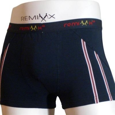 Remixx, 4 er Pack Herren Boxer Shorts in schwarz, Sportliches design