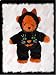 Black Cat Costume Outfit fits Webkinz L'il Kinz, Ty Beanie Babies, Fluff Factory and Teenies Teddies