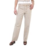 AGB Women's Stripe Pant With Belted Detailed Waistband,Neutral Plaid,12