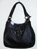 Coach Soho Smooth Soft Leather Lynne Hobo Handbag 17219 Black