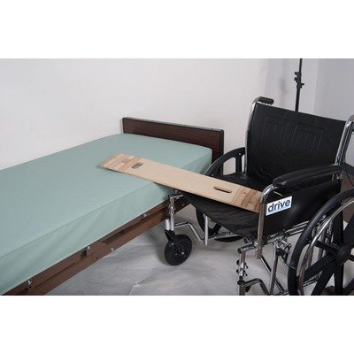 Drive Medical Bariatric Transfer Board with Hand Holes, Wood