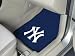 New York Yankees Car Mats 2 Piece universal fit Car Floor Mat (Rug) - New York Yankees MLB Baseball Image