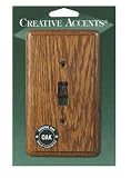 Creative Accents Contemporary Oak Wall Plate (901)