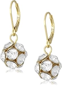 Nine West Star-Struck Fireball Gold-Tone Crys