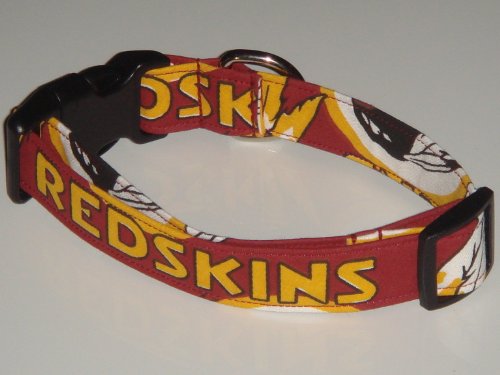 NFL Washington Redskins Football Dog Collar Medium 1