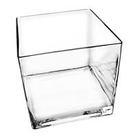 Nature's Pure Series Seamless Glass Cube Aquarium 6x6x6 in. - .5 Gallons