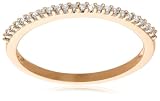 41M2nzUkXCL. SL160  10k Rose Gold Diamond Band Ring (1/10 cttw, I J Color, I3 Clarity), Size 6