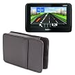 PU Leather Slip Case For TomTom LIVE 1000, Via LIVE 125, 120, XL LIVE IQ Routes And Start 20 By DURAGADGET