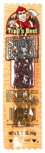 Trail's Best Smoked Beef , 0.55-Ounce Packages (Pack of 36) by Trail's Best