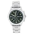 Fossil Men's FS4542 Stainless Steel Bracelet Black Analog Dial Chronograph Watch
