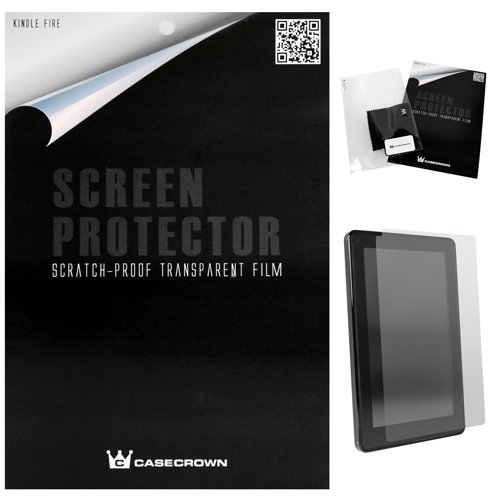 CaseCrown Anti-Glare & Anti-Fingerprint Screen Protector (Clear) for Amazon Kindle Fire