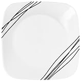 Corelle Square 8-3/4-Inch Salad Plate, Sketch