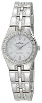 AK Anne Klein Women's Swarovski® Crystal Accented Silver-Tone Watch #10-7977MPSV