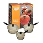 Le Creuset Almond 3 Piece Saucepan Set (290868)