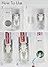 iLifeTech Toothpaste Holder Hands-Free Toothpaste Squeezer and Toothbrush Holder Family Set