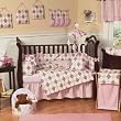 Baby and Kids Clothes Laundry Hamper for Pink and Brown Argyle Bedding Sets
