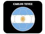 Carlos Tevez (Argentina) Soccer Mouse Pad