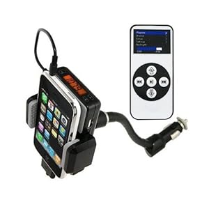 Fm Transmitter /car Charger/ Holder For Iphone 3gs 3g Ipod Touch- 4gb