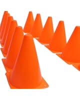 Dazzling Toys Pack of 12 7 Inch Orange Plastic Traffic Cones