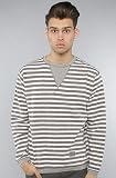 Freshjive The Chandler Crewneck Sweatshirt in Smoked Pearl hood ,Sweatshirts for Men