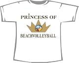Princess of Beachvolleyball, Frauen T-Shirt weiß