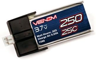 Venom 25C 1S 250mAh 3.7 LiPO Battery for Eflight Blade MCP X