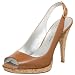 Jessica Simpson Women's Hanson Peep Toe Platform,Lt Tan,7.5 M
