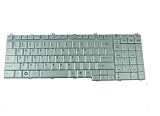 Silver US TOSHIBA Keyboard Compatible Part Numbers:A000048080,K000047870,K000079080,K000050500,PK130260100,PK130260200,Genuine and New