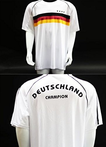 Deutschland Trikot XL Fußballtrikot schwarz rot gold Fußball Trikot T-Shirt Rückenaufdruck Champion …